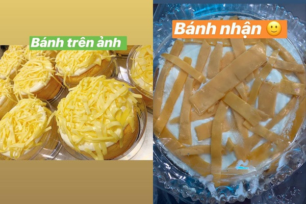 Lên mạng đặt bánh bông lan phủ đầy phô mai, cô gái “hết hồn” khi nhận sản phẩm thật