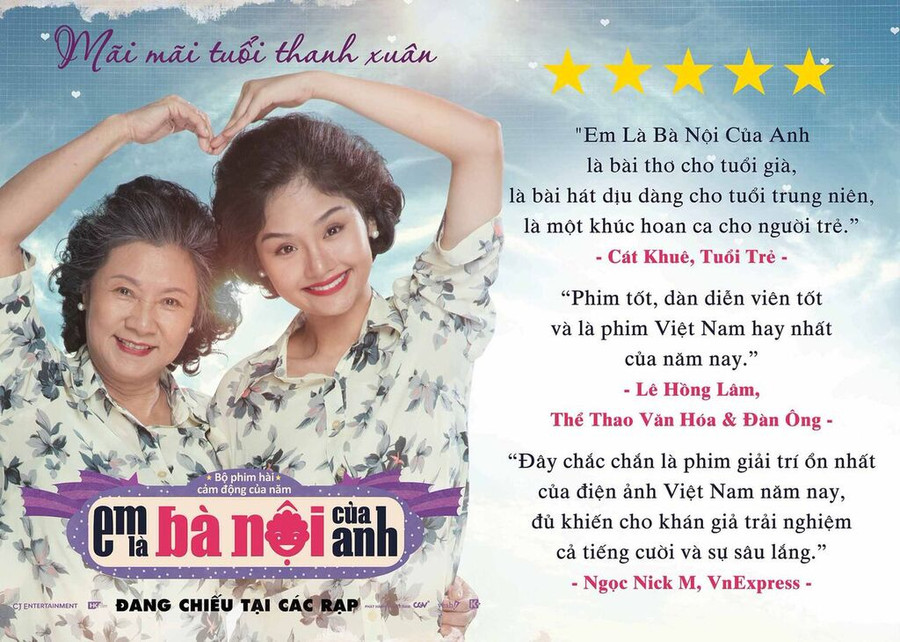 “Em là bà nội của anh” được khán giả yêu mến
