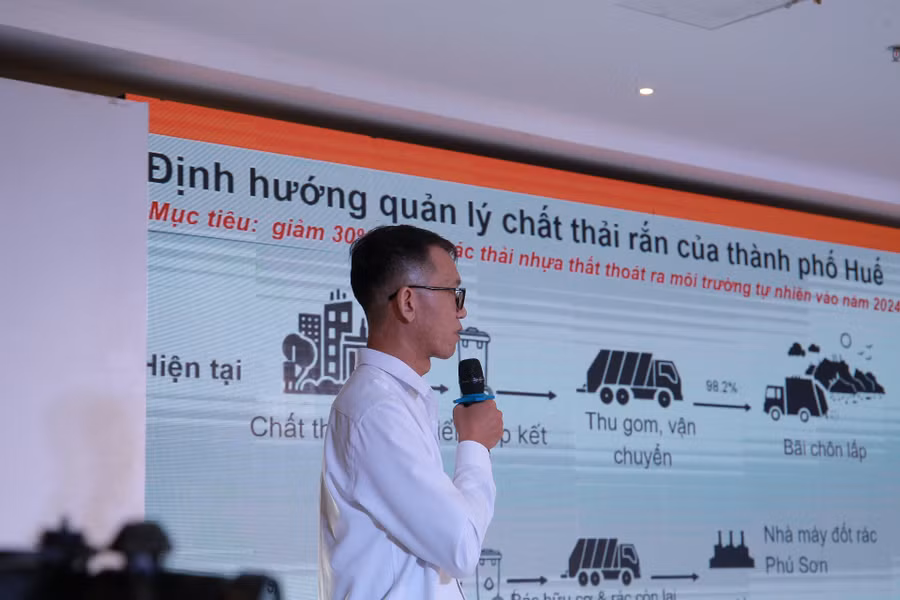 Sáng kiến DONASO của tác giả Nguyễn Thanh Tuấn trình bày về quy trình xử lý chất thải rắn để giảm thiểu ô nhiễm môi trường tại TP Huế.