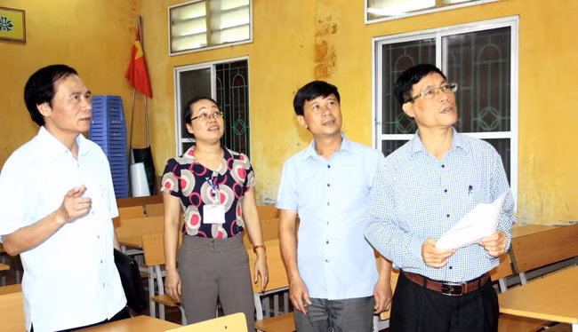 Sở GD&ĐT Phú Thọ tổ chức thanh tra công tác chuẩn bị thi để đảm bảo không có thiếu sót