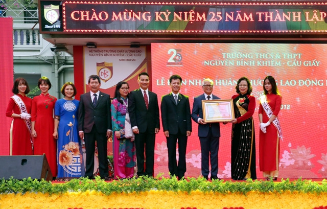 Trường Nguyễn Bỉnh Khiêm coi hạnh phúc và tiến bộ của học sinh là 2 chỉ số quan trọng nhất.