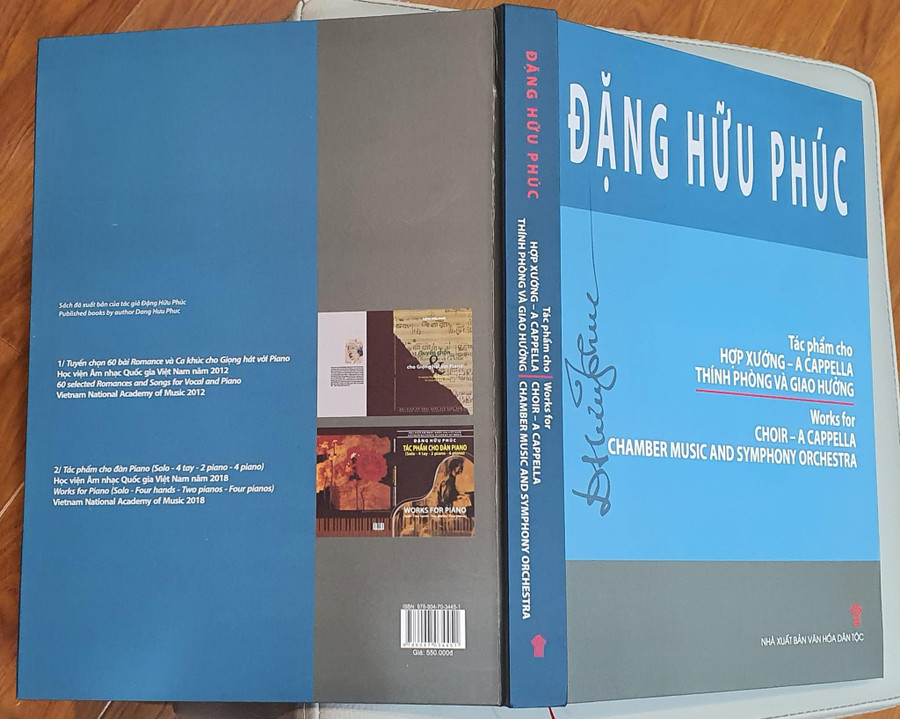 Tác phẩm cho &apos;Hợp xướng Acappella Thính phòng và Giao hưởng&apos; sẽ được ra mắt trong đêm nhạc sắp tới.