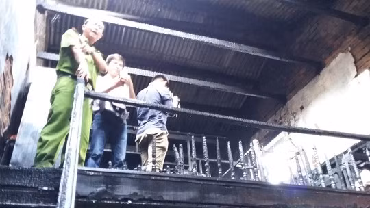 Căn nhà nơi xảy ra hỏa hoạn