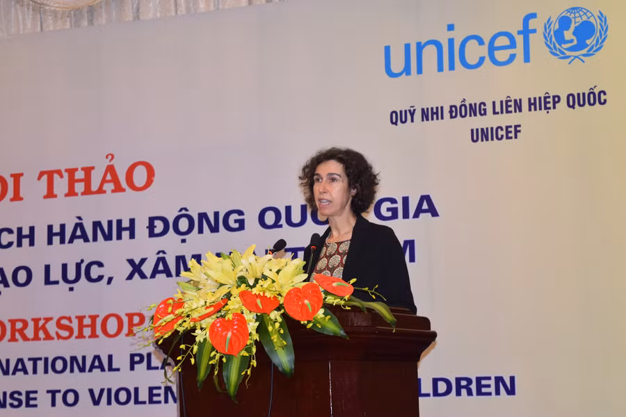 Bà Miller - Phó Trưởng Đại diện Unicef
