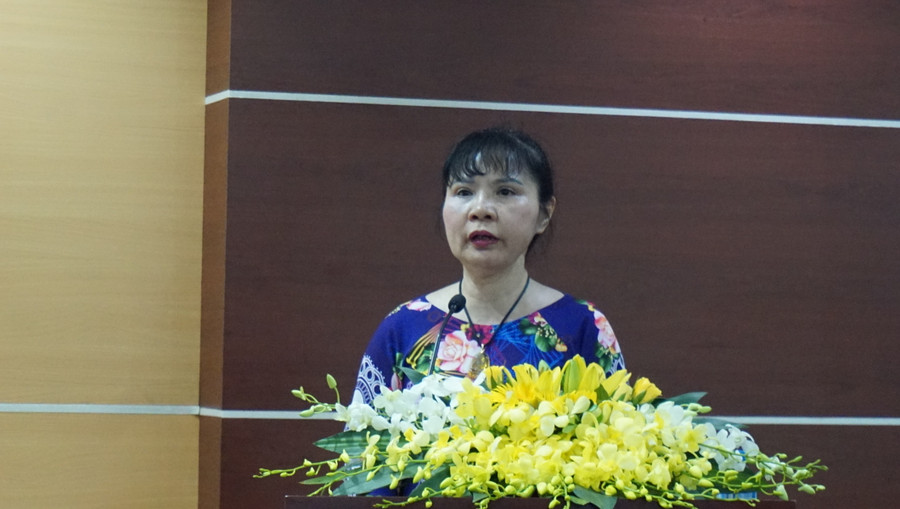 PGS.TS Nguyễn Phương Nga trình bày tại Hội thảo