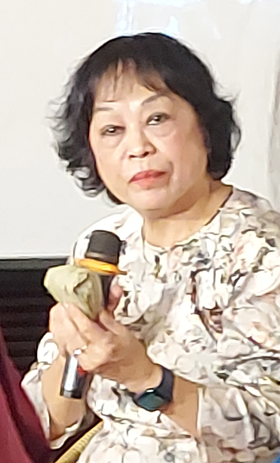 PGS.TS Nguyễn Thị Minh Thái nói về chè sen. Ảnh: Bình Thanh. PGS.TS Nguyễn Thị Minh Thái nói về chè sen. Ảnh: Bình Thanh.