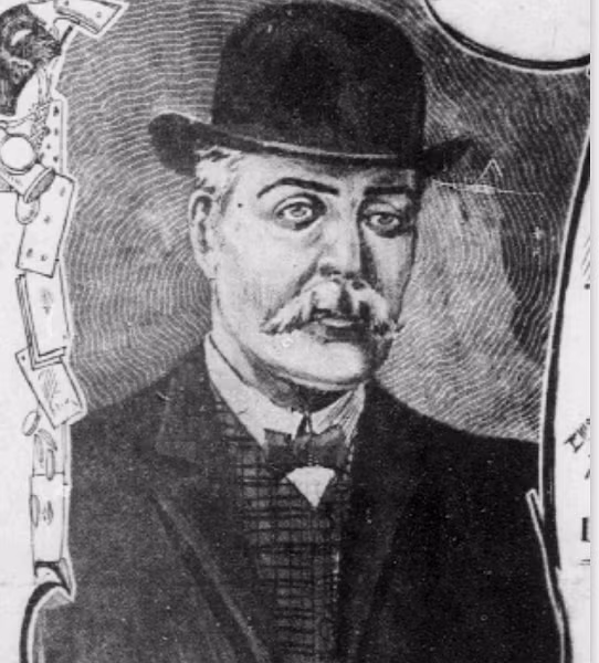 Bức phác họa chân dung George Leslie.