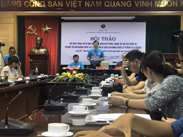 Quang cảnh buổi họp báo