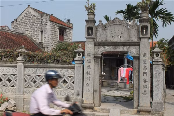 Nhà đá của cụ Lương Văn Tiệp làm từ năm 1934.