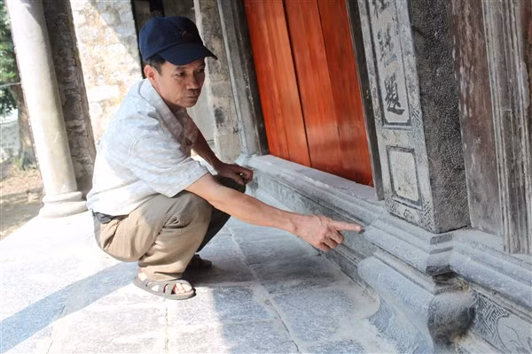 Mỗi chi tiết đều thể hiện cho sự tài tình của thợ điêu khắc đá ở Ninh Vân.