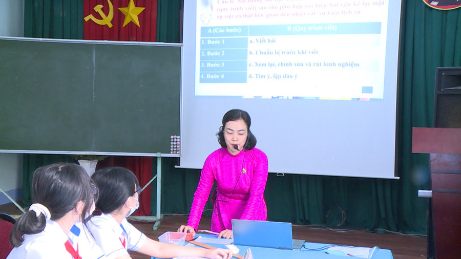 Phòng GD&ĐT TP Bà Rịa (Bà Rịa - Vũng Tàu) tổ chức Chuyên đề 'Cách thức tổ chức dạy tiết ôn tập Ngữ văn 7', Chương trình giáo dục phổ thông 2018. Phòng GD&ĐT TP Bà Rịa (Bà Rịa - Vũng Tàu) tổ chức Chuyên đề 'Cách thức tổ chức dạy tiết ôn tập Ngữ văn 7', Chương trình giáo dục phổ thông 2018.