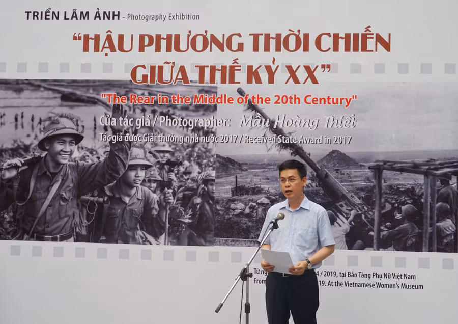 Cục trưởng Đặng Thanh Tùng phát biểu tại lễ khai mạc