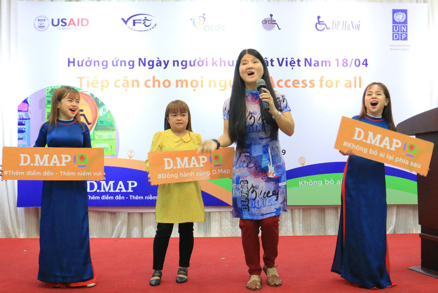 Ứng dụng D.Map giúp người khuyết tật sống độc lập hơn Ứng dụng D.Map giúp người khuyết tật sống độc lập hơn