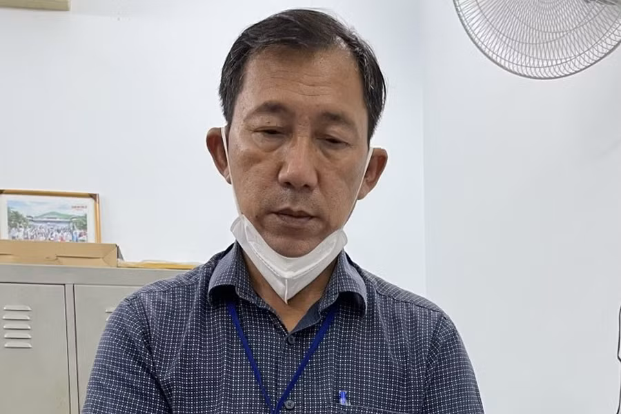 Bị can Huỳnh Hồng Sơn.