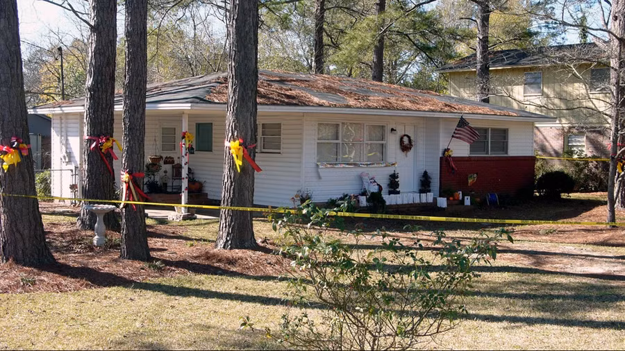 Phía ngoài ngôi nhà của Tara tại thị trấn Ocilla, bang Georiga, Mỹ.