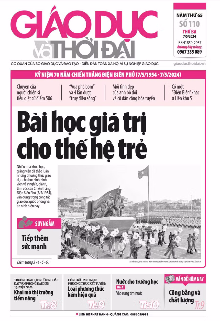 Tin tức báo in 7/5: Bài học giá trị cho thế hệ trẻ