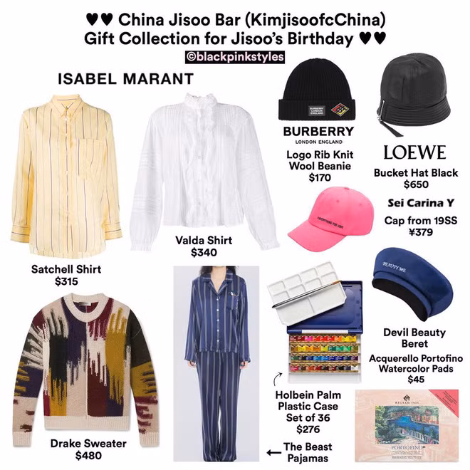 Choáng với quà sinh nhật fan Trung Quốc tặng Jisoo: Đồ hiệu nhiều đến độ mở được shop ảnh 6