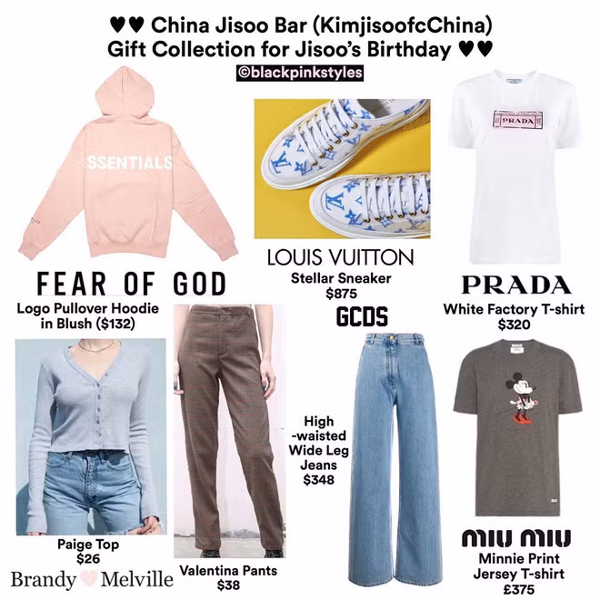 Choáng với quà sinh nhật fan Trung Quốc tặng Jisoo: Đồ hiệu nhiều đến độ mở được shop ảnh 4