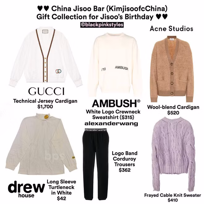 Choáng với quà sinh nhật fan Trung Quốc tặng Jisoo: Đồ hiệu nhiều đến độ mở được shop ảnh 5