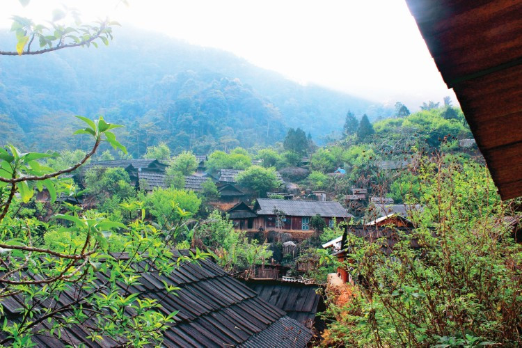 Bản Huồi Giảng 3 là nơi địa đầu của xã Tây Sơn, Kỳ Sơn, Nghệ An