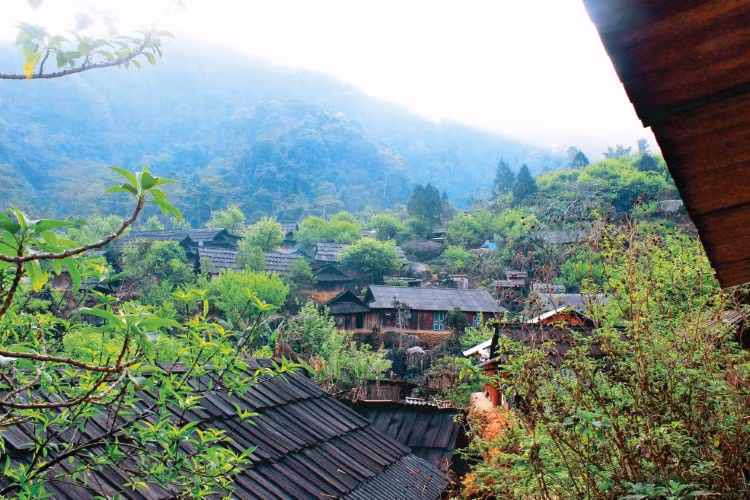 Bản Huồi Giảng 3 là nơi địa đầu của xã Tây Sơn, Kỳ Sơn, Nghệ An