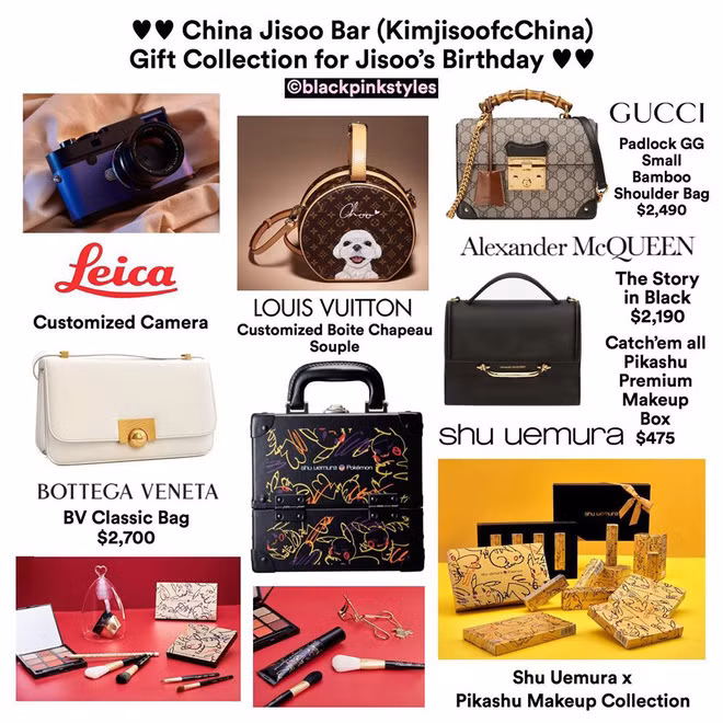 Choáng với quà sinh nhật fan Trung Quốc tặng Jisoo: Đồ hiệu nhiều đến độ mở được shop ảnh 3