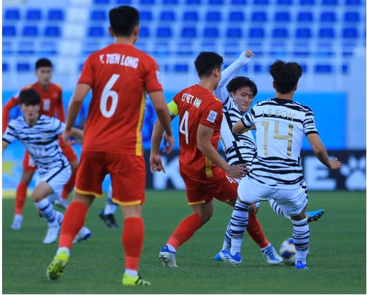 U23 Việt Nam thi đấu xuất sắc, cầm hoà U23 Hàn Quốc.