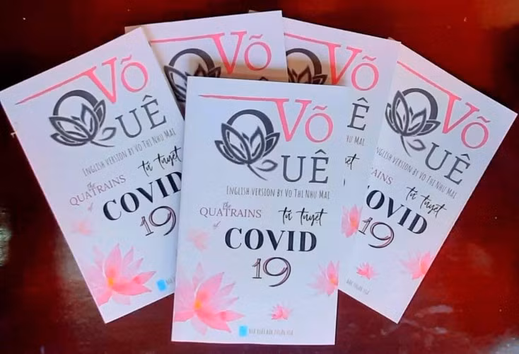 Bìa sách thơ, dịch của tác giả Võ Thị Như Mai.