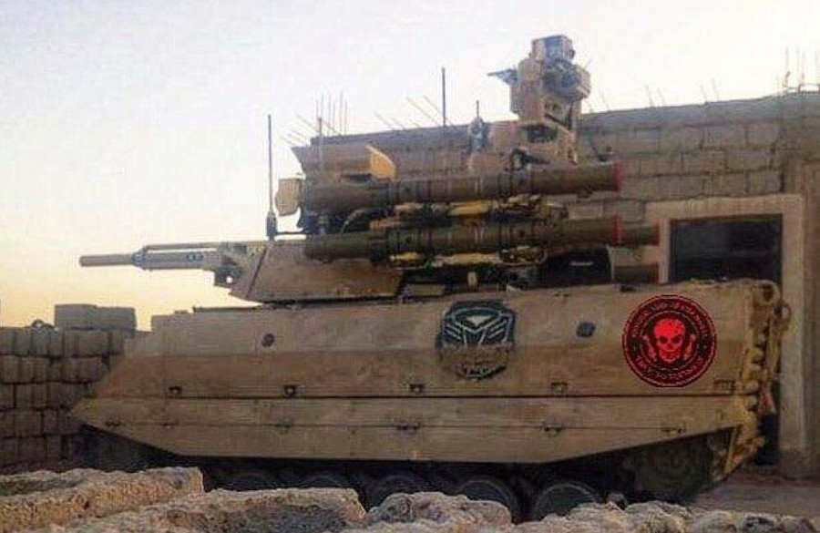 Xuất hiện hình ảnh tổ hợp robot chiến đấu Uran-9 của Nga tại Syria