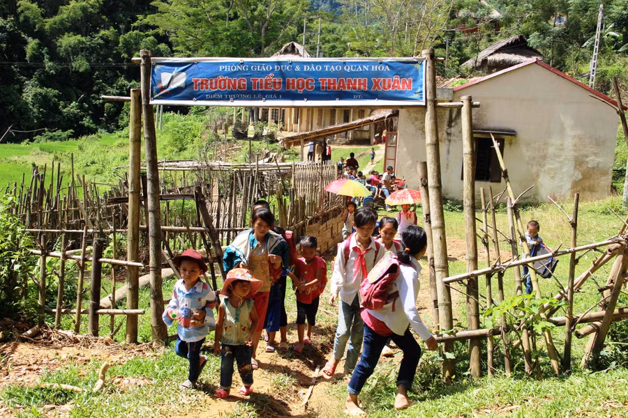 Điểm trường bản Giá – Trường Tiểu học Thanh Xuân (Quan Hóa).