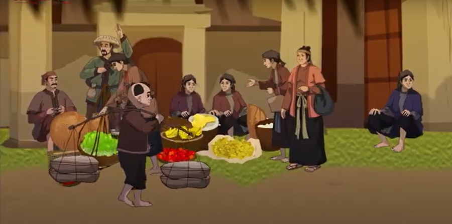 Nguyễn Đăng hồi nhỏ phải đi bán ró và thường lân la học lỏm. Ảnh minh họa. Nguyễn Đăng hồi nhỏ phải đi bán ró và thường lân la học lỏm. Ảnh minh họa.