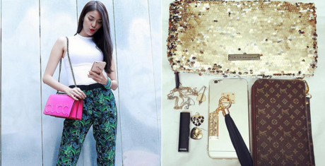 Lan Khuê đẹp hơn khi đi đâu cũng dát hàng hiệu lên người - Ảnh 1 Lan Khue dep hon khi di dau cung dat hang hieu len nguoi - Anh 1
