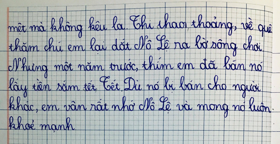 Những bài văn chân thực, đáng yêu “hết nấc” của trẻ ảnh 6 Những bài văn đáng yêu 'hết nấc' của trẻ