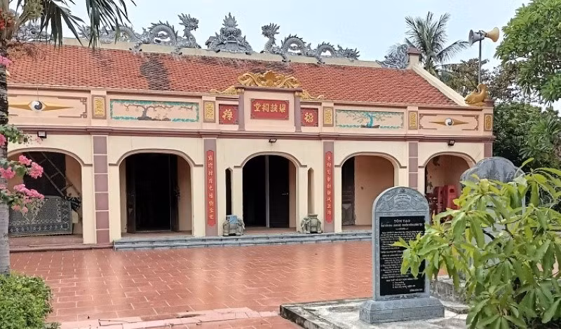 Đền thờ Lương Đắc Bằng tại Hoằng Hoá.