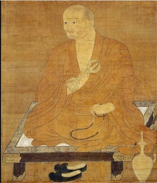 Đại sư Kukai, người sáng lập giáo phái bí truyền Shingon. Đại sư Kukai, người sáng lập giáo phái bí truyền Shingon.