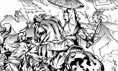 Nguyễn Duy Tường trong cuộc giao tranh với quân Mạc đã bị thương nên chặt một cánh tay gửi về cho mẹ, rồi tử trận. Ảnh minh họa: INT.