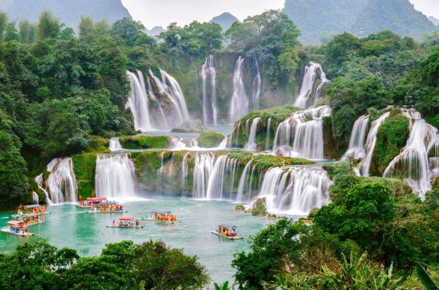 Thác Bản Giốc lần thứ 2 được xếp vào Top 21 thác đẹp nhất thế giới. Ảnh: Cục Du lịch Quốc gia Việt Nam.