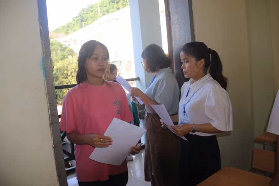 Các thí sinh đều đánh giá đề thi phù hợp với năng lực, không phân hoá cao.