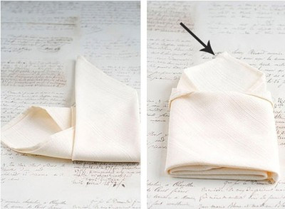 Cách gấp khăn ăn Cách gấp khăn ăn