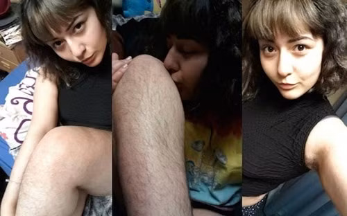 Cô gái xinh đẹp thích khoe ảnh cơ thể đầy lông ảnh 2