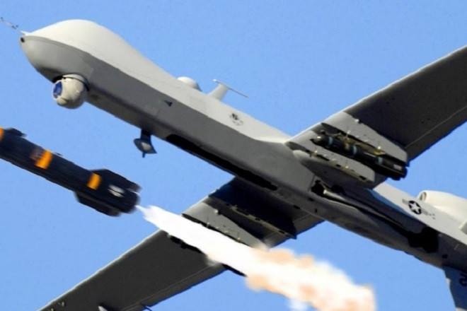 Những máy bay tấn công không người lái mà Mỹ triển khai ở Ba Lan có thể mang vũ khí hạt nhân. Những máy bay tấn công không người lái mà Mỹ triển khai ở Ba Lan có thể mang vũ khí hạt nhân.