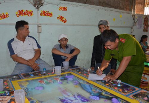 Triệt xóa một tụ điểm đánh bạc trá hình game bắn cá ảnh 1