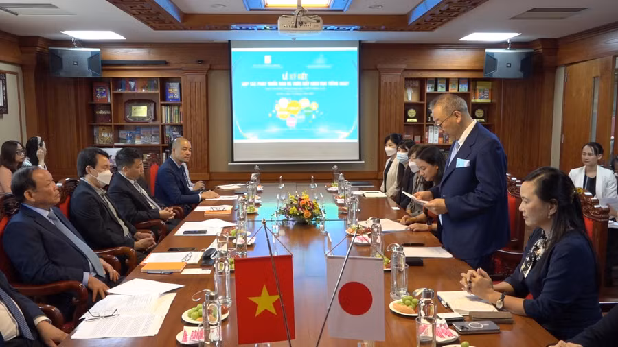 NXB Giáo dục Việt Nam đã ký kết phát triển sách giáo khoa Tiếng Nhật bậc phổ thông.