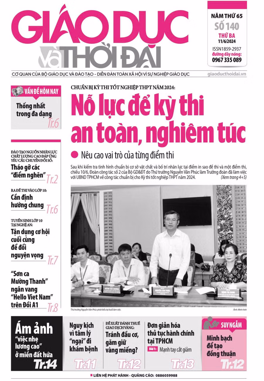 Tin tức báo in 11/6: Nêu cao vai trò của từng điểm thi