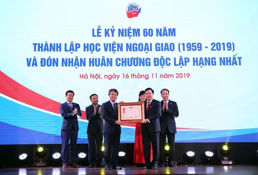 60 năm Ngày thành lập Học viện Ngoại giao và đón nhận Huân chương Độc lập hạng Nhất