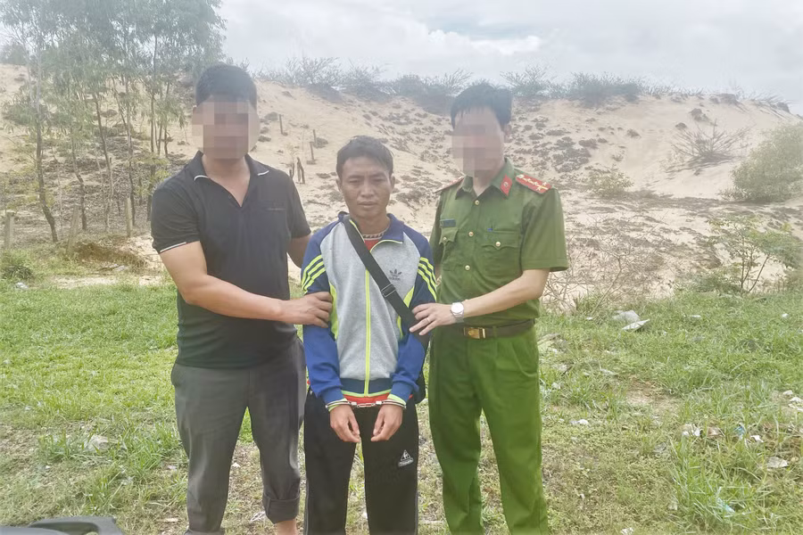 Nguyễn Văn Quyết bị bắt giữ khi đang lẩn trốn. (Ảnh: CTV)