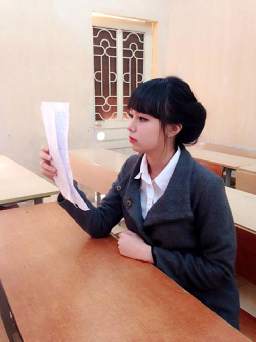 Nữ sinh Báo chí nhận "bão like" vì giống hệt Hoa hậu Kỳ Duyên ảnh 6 Nữ sinh Báo chí nhận