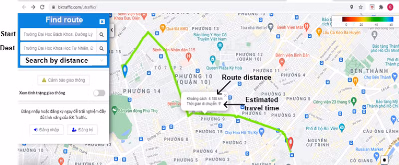 Utraffic - hệ thống cảnh báo ùn tắc giao thông ảnh 1