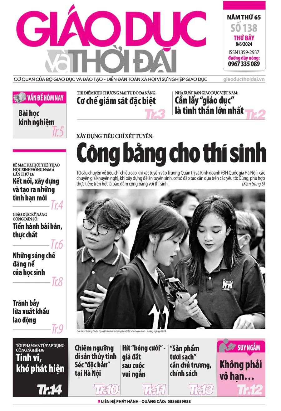 Tin tức báo in 8/6: Hơn 117 nghìn thí sinh Hà Nội bước vào đường đua