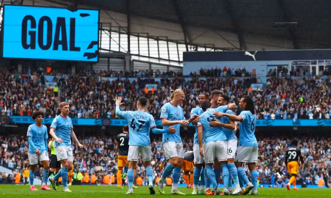 Man City hiện đang bỏ cách Arsenal 4 điểm và giải chỉ còn 4 vòng đấu.